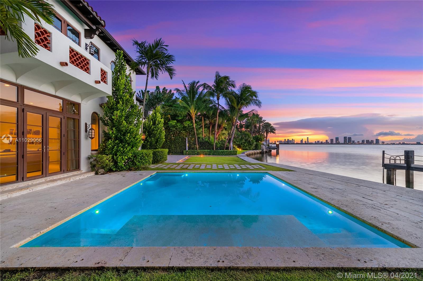 4412 Bay Rd, Miami Beach, Florida 33140, 7 Bedrooms Bedrooms, ,8 BathroomsBathrooms,Residential,Sold,NAUTILUS SUB,Bay Rd,A11029066