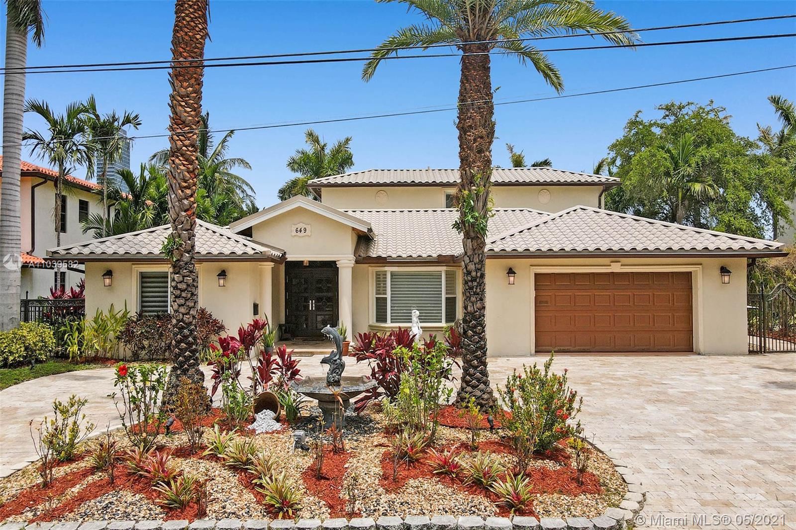 649 Hibiscus Dr, Hallandale Beach, Florida 33009, 5 Bedrooms Bedrooms, ,5 BathroomsBathrooms,Residential,Sold,GOLDEN ISLES SEC A,Hibiscus Dr,A11039582