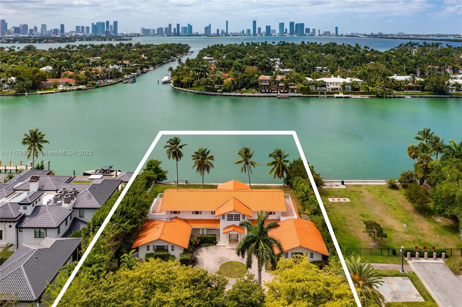 2220 Bay Rd, Miami Beach, Florida 33140, 5 Bedrooms Bedrooms, ,6 BathroomsBathrooms,Residential,Sold,SUNSET LAKE AMD,Bay Rd,A11178650