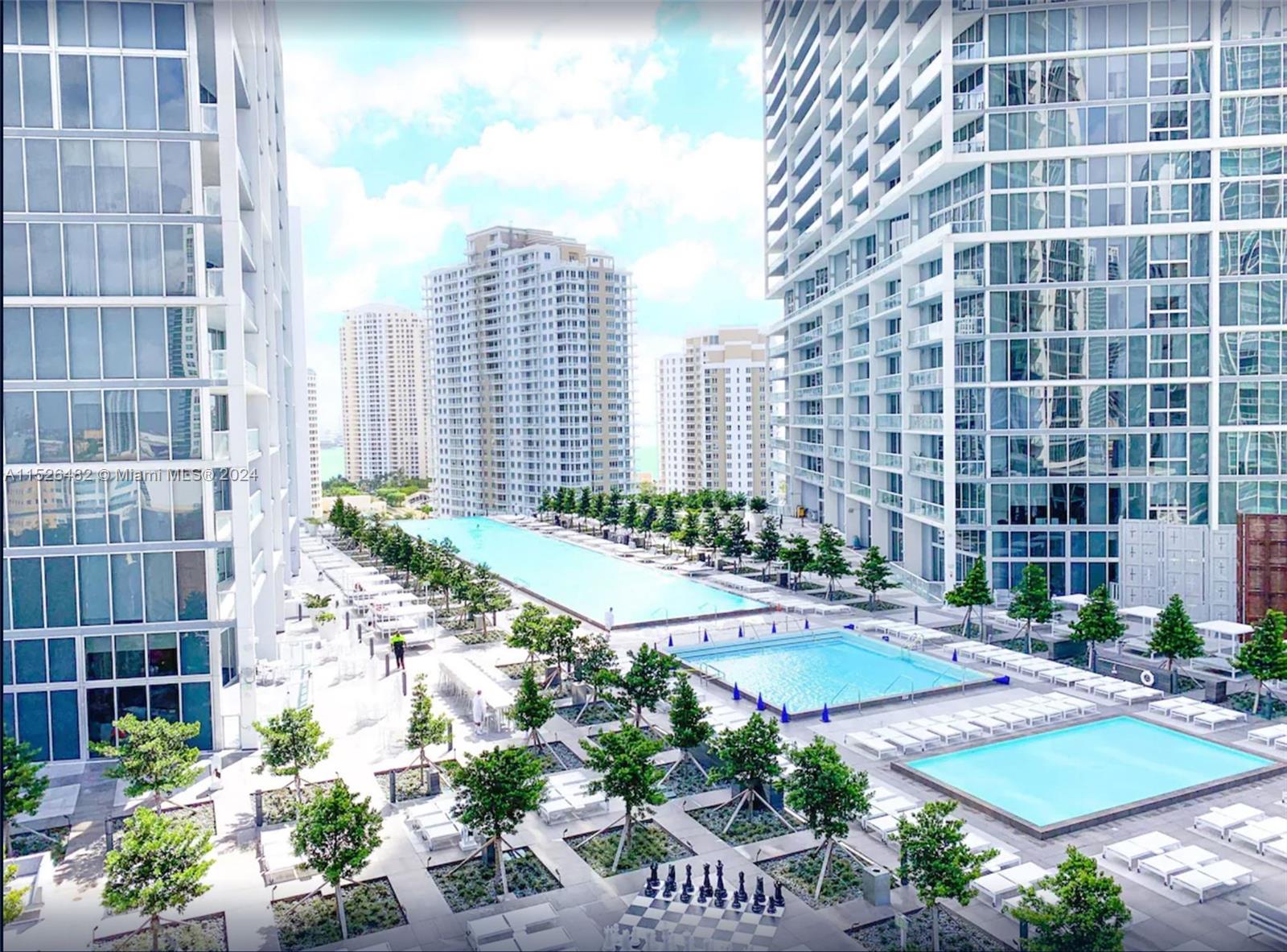 495 Brickell Ave, Miami, Florida 33131, 3 Bedrooms Bedrooms, ,2 BathroomsBathrooms,Residential Lease,For Rent,ICON BRICKELL NO TWO,Brickell Ave,A11526482