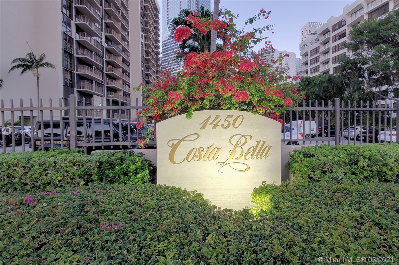 1450 Brickell Bay Dr, Miami, Florida 33131, 2 Bedrooms Bedrooms, ,2 BathroomsBathrooms,Residential,Sold,Costa Bella,Brickell Bay Dr,A10981121