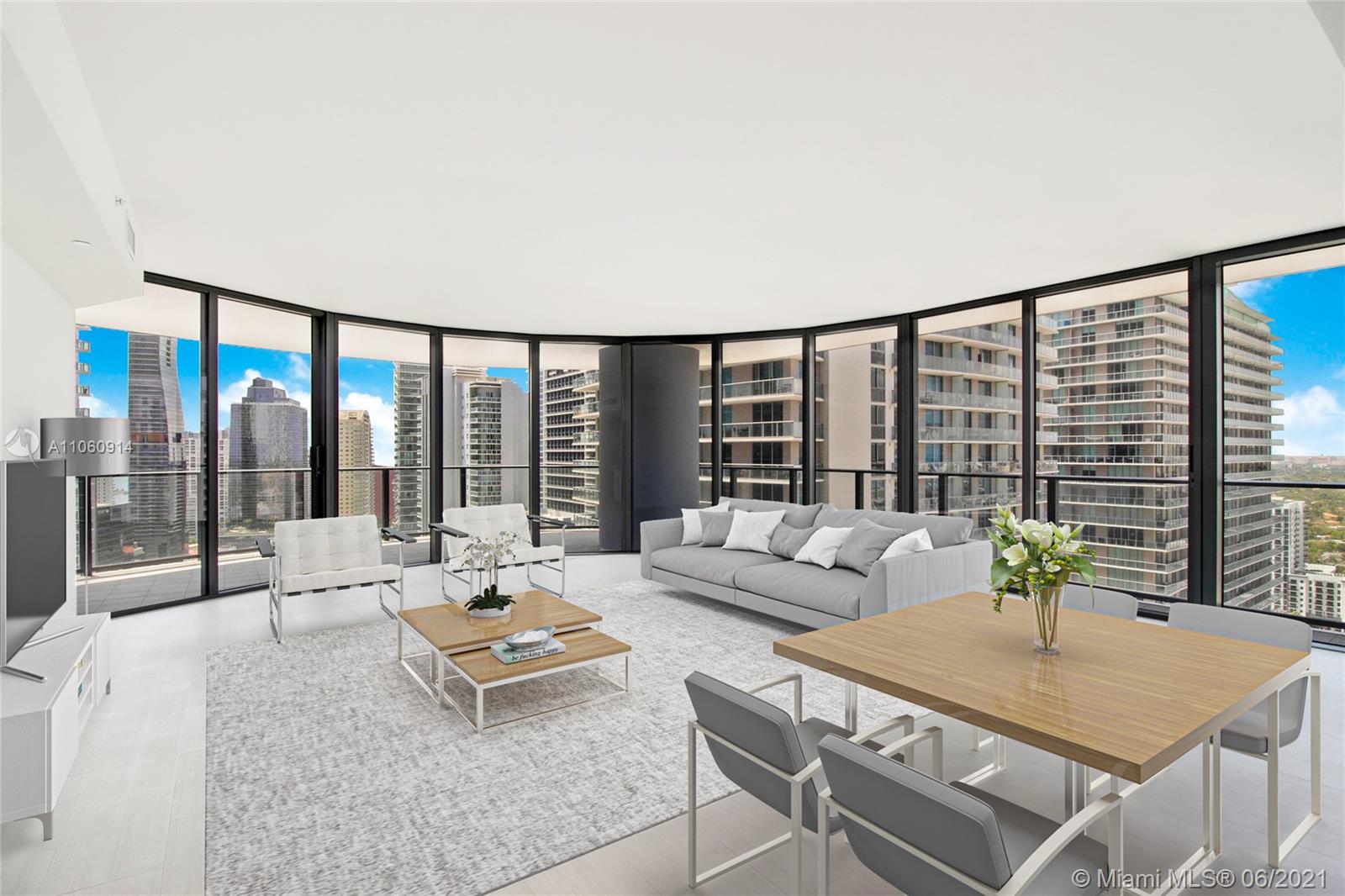 1000 Brickell Plz, Miami, Florida 33131, 3 Bedrooms Bedrooms, ,3 BathroomsBathrooms,Residential,Sold,Brickell Flatiron,Brickell Plz,A11060914