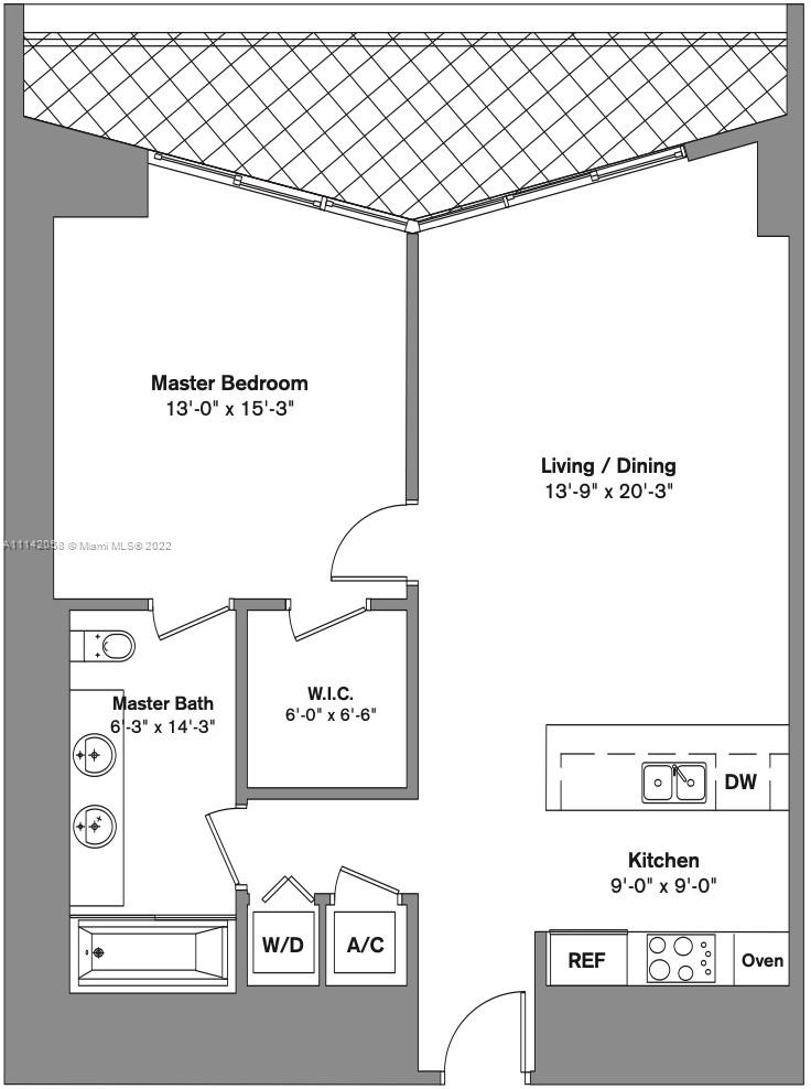475 Brickell Ave, Miami, Florida 33131, 1 Bedroom Bedrooms, ,1 BathroomBathrooms,Residential,Sold,Icon Brickell,Brickell Ave,A11142058