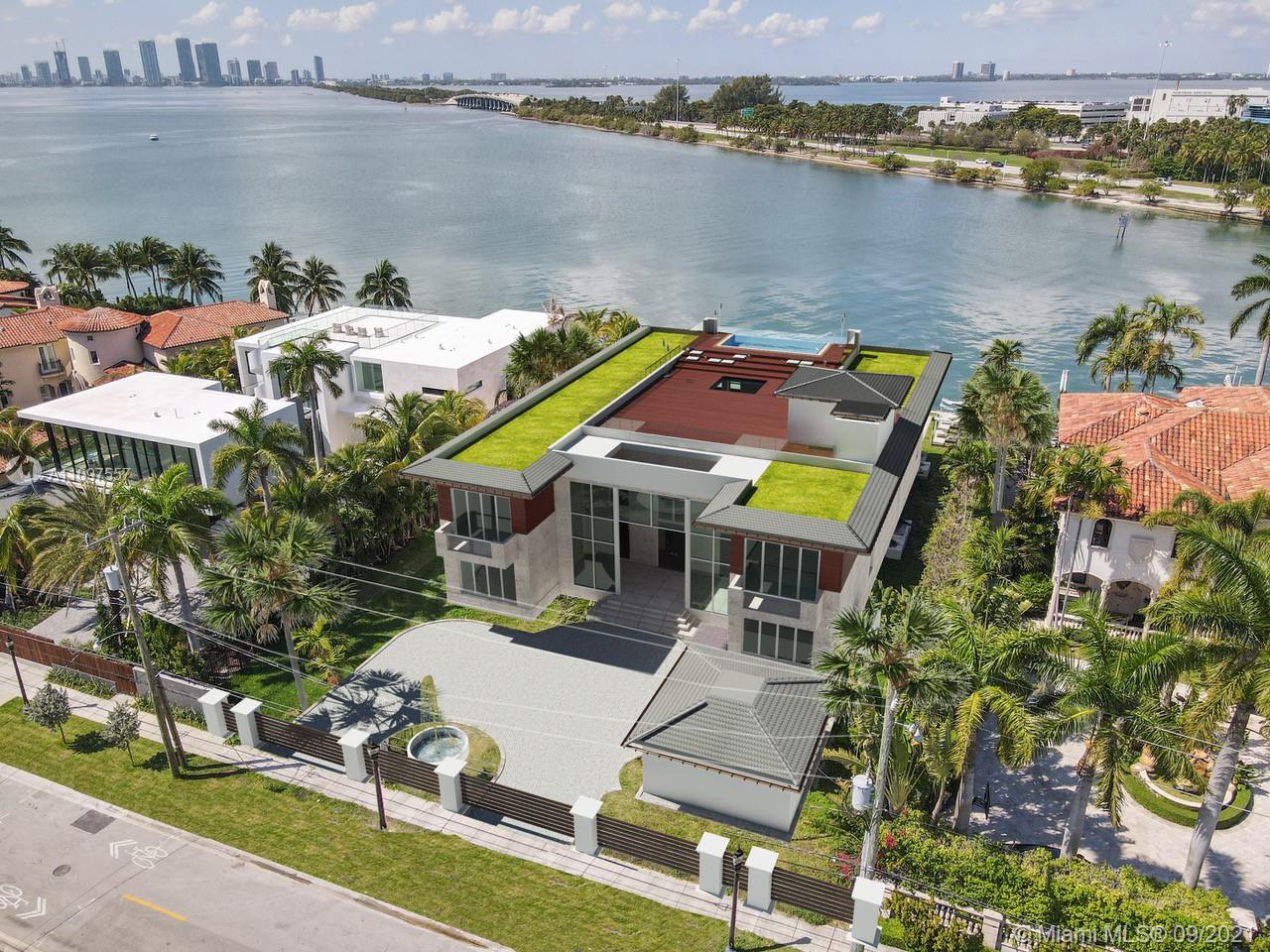 3100 Bay Rd, Miami Beach, Florida 33140, 7 Bedrooms Bedrooms, ,5 BathroomsBathrooms,Residential,Sold,AMD PLAT OF SUNSET LAKE S,Bay Rd,A11097557