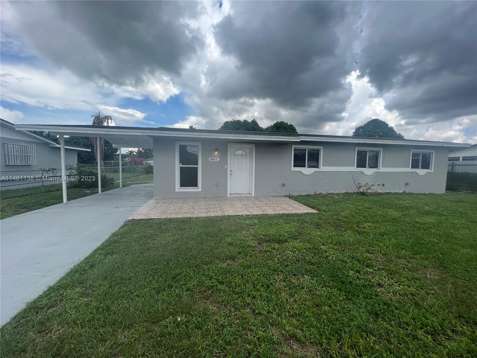 4803 195th St, Miami Gardens, Florida 33055, 4 Bedrooms Bedrooms, ,2 BathroomsBathrooms,Residential,Sold,MIAMI GARDENS MANOR SEC I,195th St,A11461138