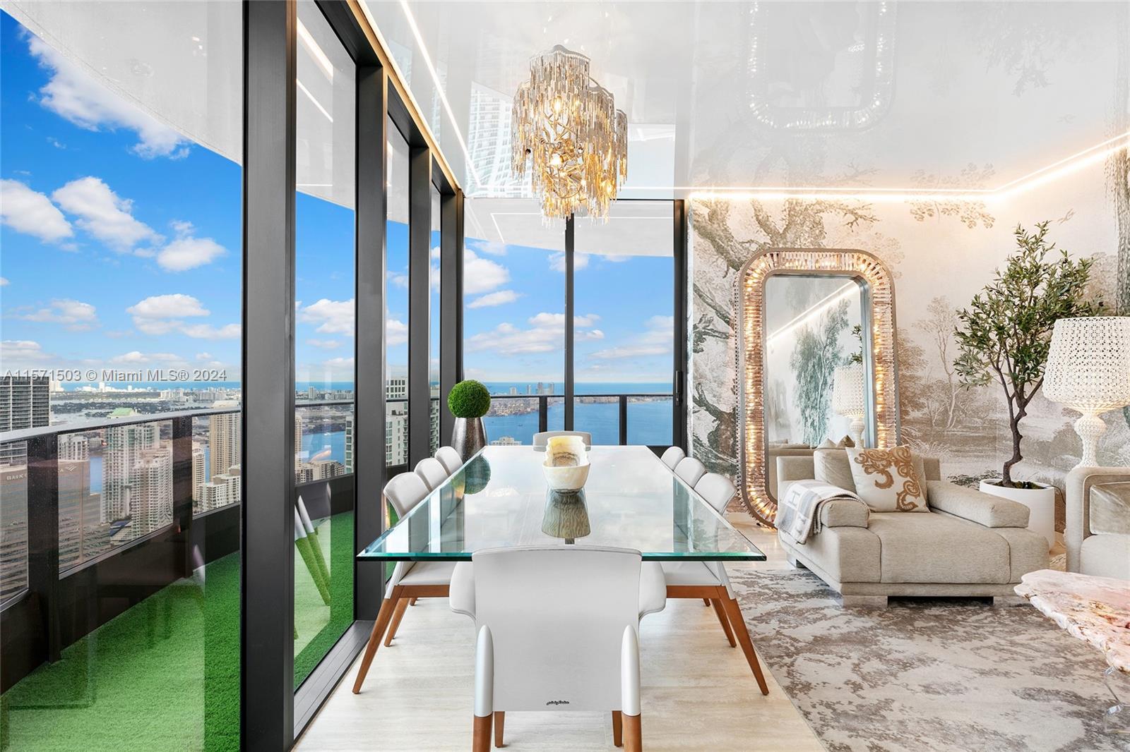 1000 Brickell Plz, Miami, Florida 33131, 3 Bedrooms Bedrooms, ,3 BathroomsBathrooms,Residential Lease,For Rent,BRICKELL FLATIRON CONDO,Brickell Plz,A11571503