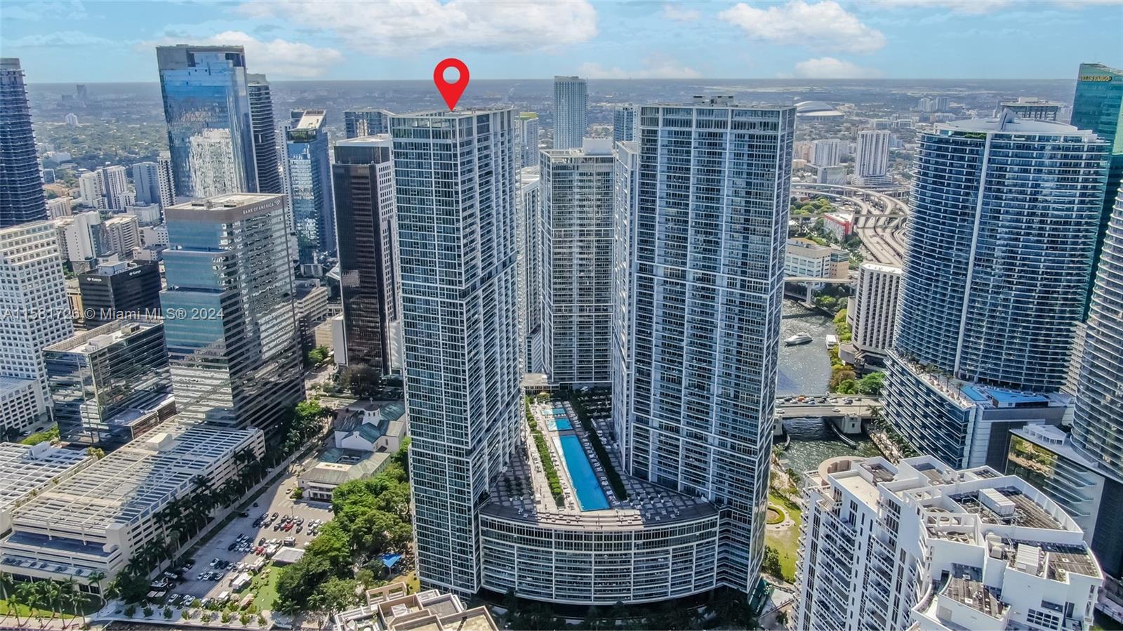 495 Brickell Ave, Miami, Florida 33131, 1 Bedroom Bedrooms, ,1 BathroomBathrooms,Residential Lease,For Rent,ICON BRICKELL NO TWO,Brickell Ave,A11581726