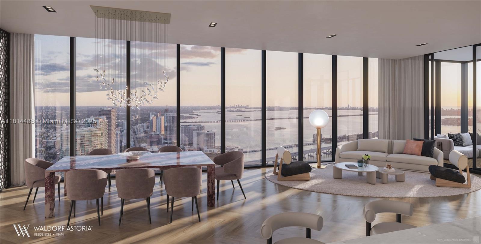 300 Biscayne Blvd., Miami, Florida 33132, 4 Bedrooms Bedrooms, ,4 BathroomsBathrooms,Residential,For Sale,WALDORF ASTORIA RES MIAMI,Biscayne Blvd.,A11814486