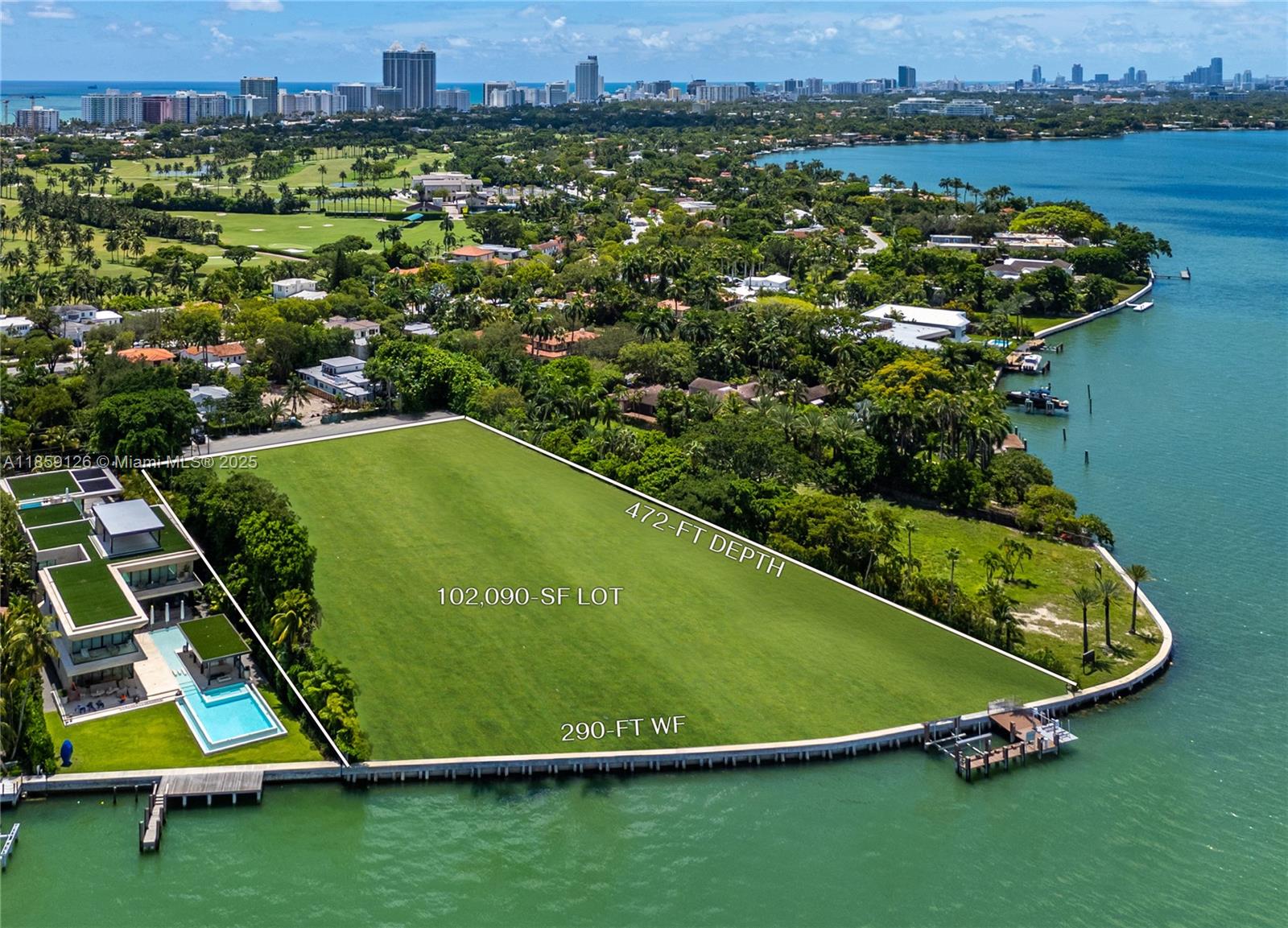 5940 Bay Rd, Miami Beach, Florida 33140, 8 Bedrooms Bedrooms, ,13 BathroomsBathrooms,Residential,For Sale,LA GORCE GOLF SUB,Bay Rd,A11859126