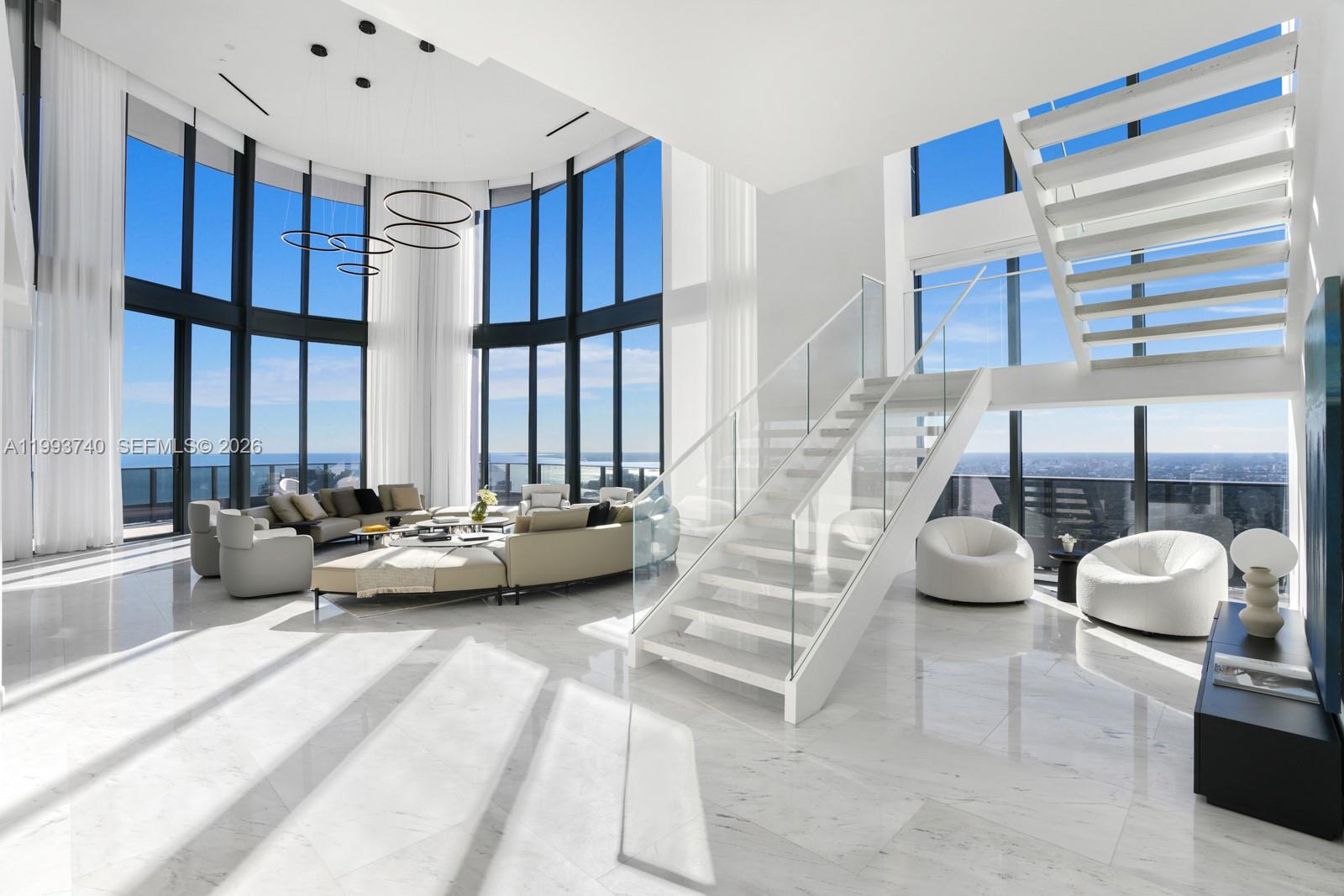 1000 Brickell Plz, Miami, Florida 33131, 6 Bedrooms Bedrooms, ,5 BathroomsBathrooms,Residential Lease,For Rent,BRICKELL FLATIRON CONDO,Brickell Plz,A11993740