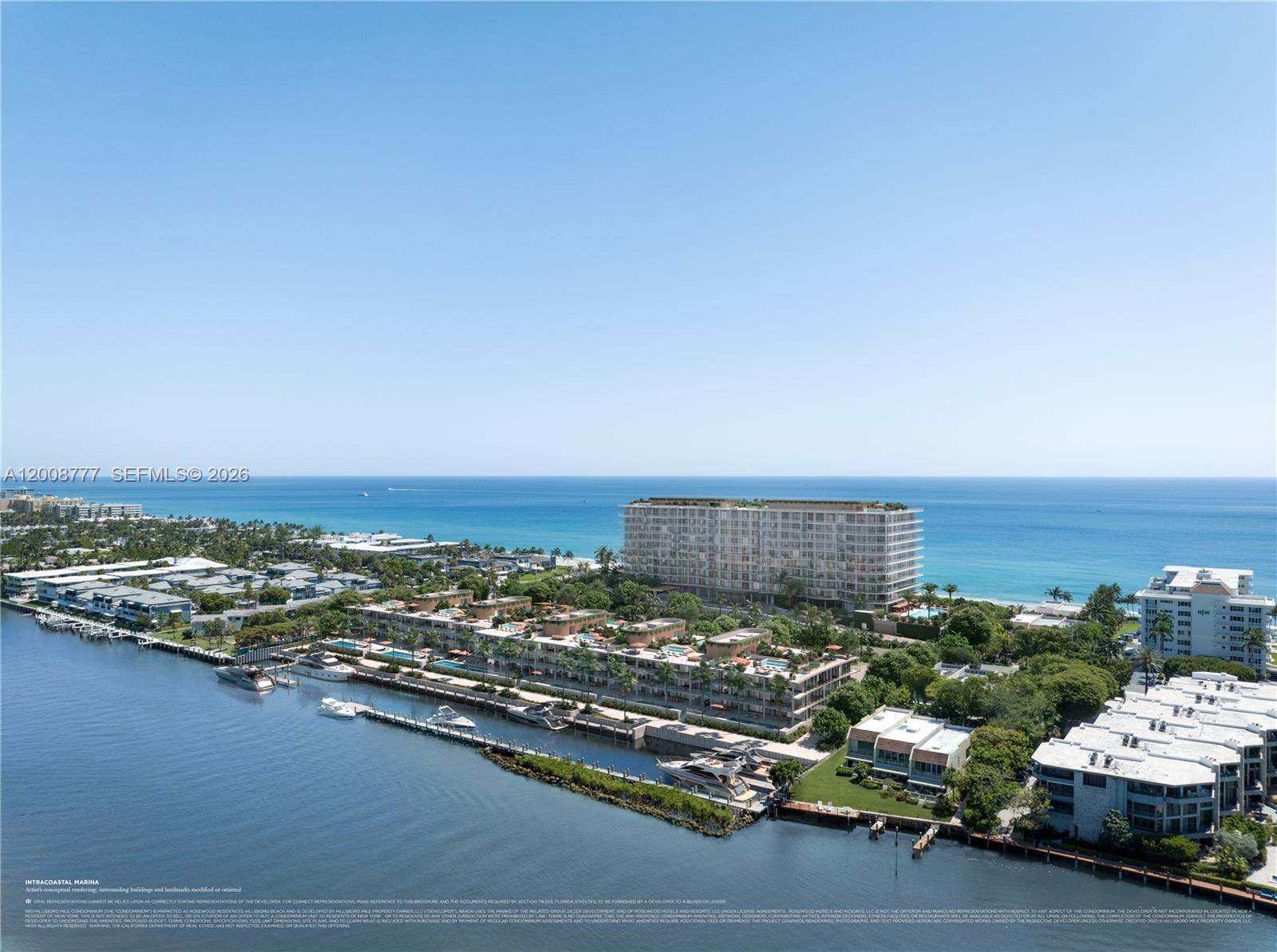 1180 Hillsboro Mile, Hillsboro Beach, Florida 33062, 4 Bedrooms Bedrooms, ,5 BathroomsBathrooms,Residential,For Sale,Rosewood Residences,Hillsboro Mile,A12008777