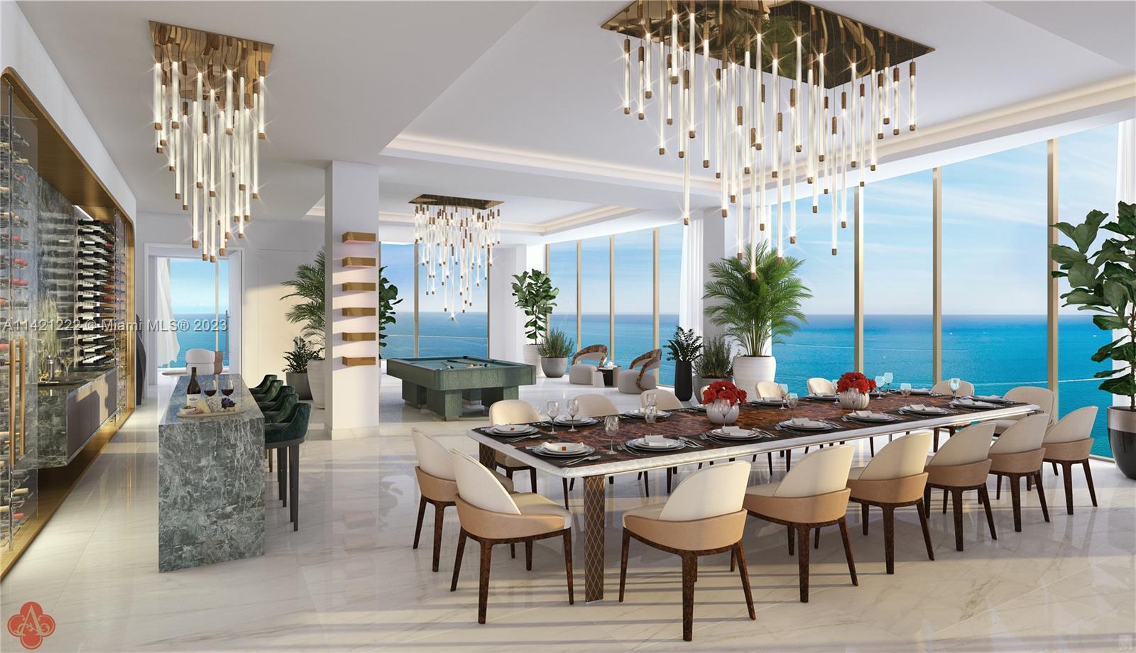 17975 Collins, Sunny Isles Beach, Florida 33160, 6 Bedrooms Bedrooms, ,7 BathroomsBathrooms,Residential,For Sale,ESTATES AT ACQUALINA NORT,Collins,A11421222