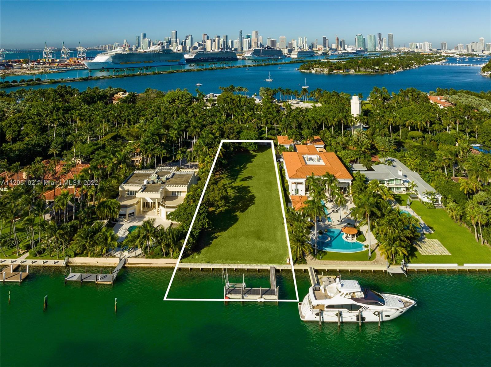 36 Star Island Dr, Miami Beach, Florida 33139, ,Land/boat Docks,For Sale,STAR ISLA,Star Island Dr,A11295102