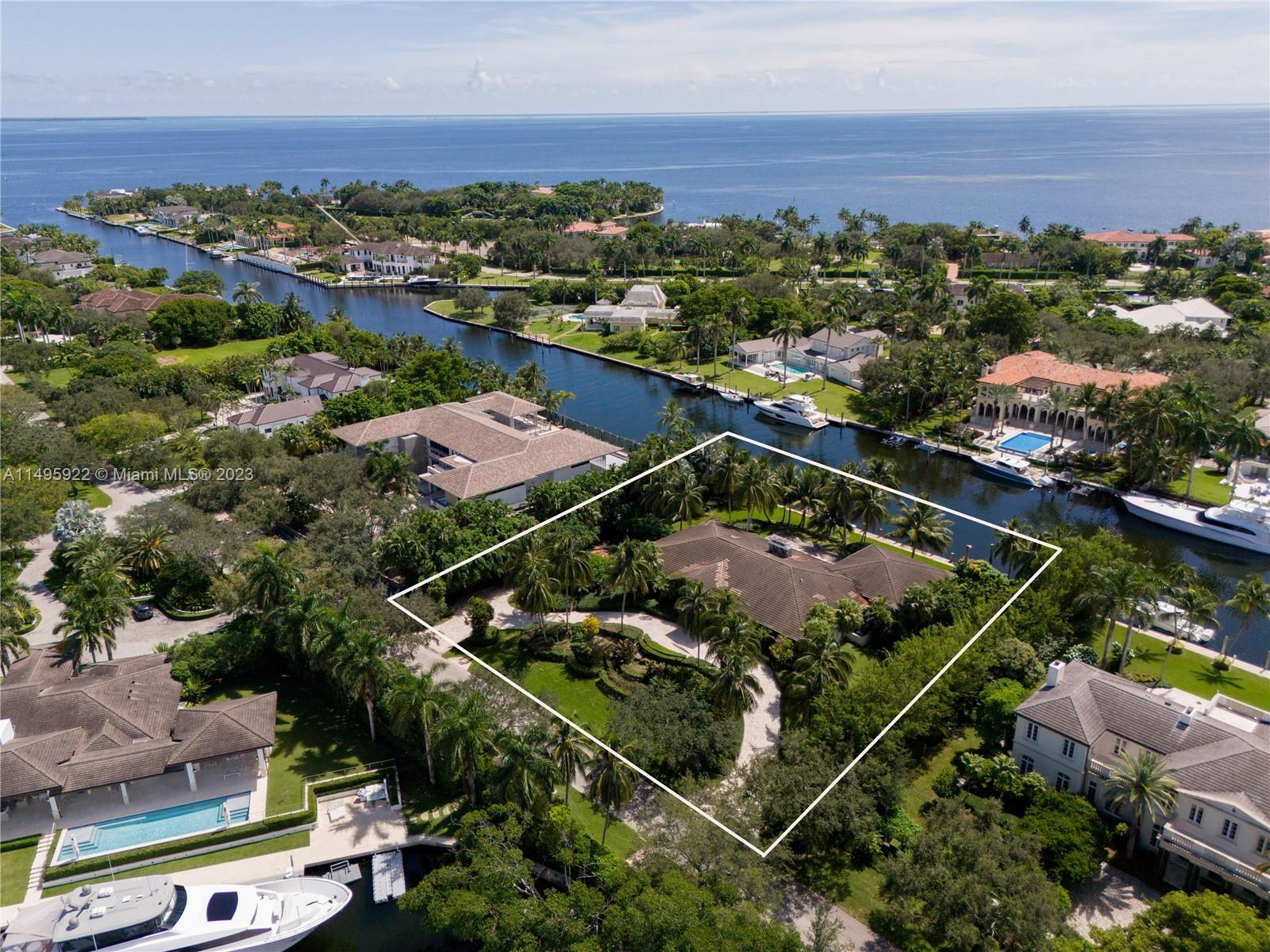250 Leucadendra Dr, Coral Gables, Florida 33156, ,Land/boat Docks,For Sale,GABLES ESTATES NO 2,Leucadendra Dr,A11495922