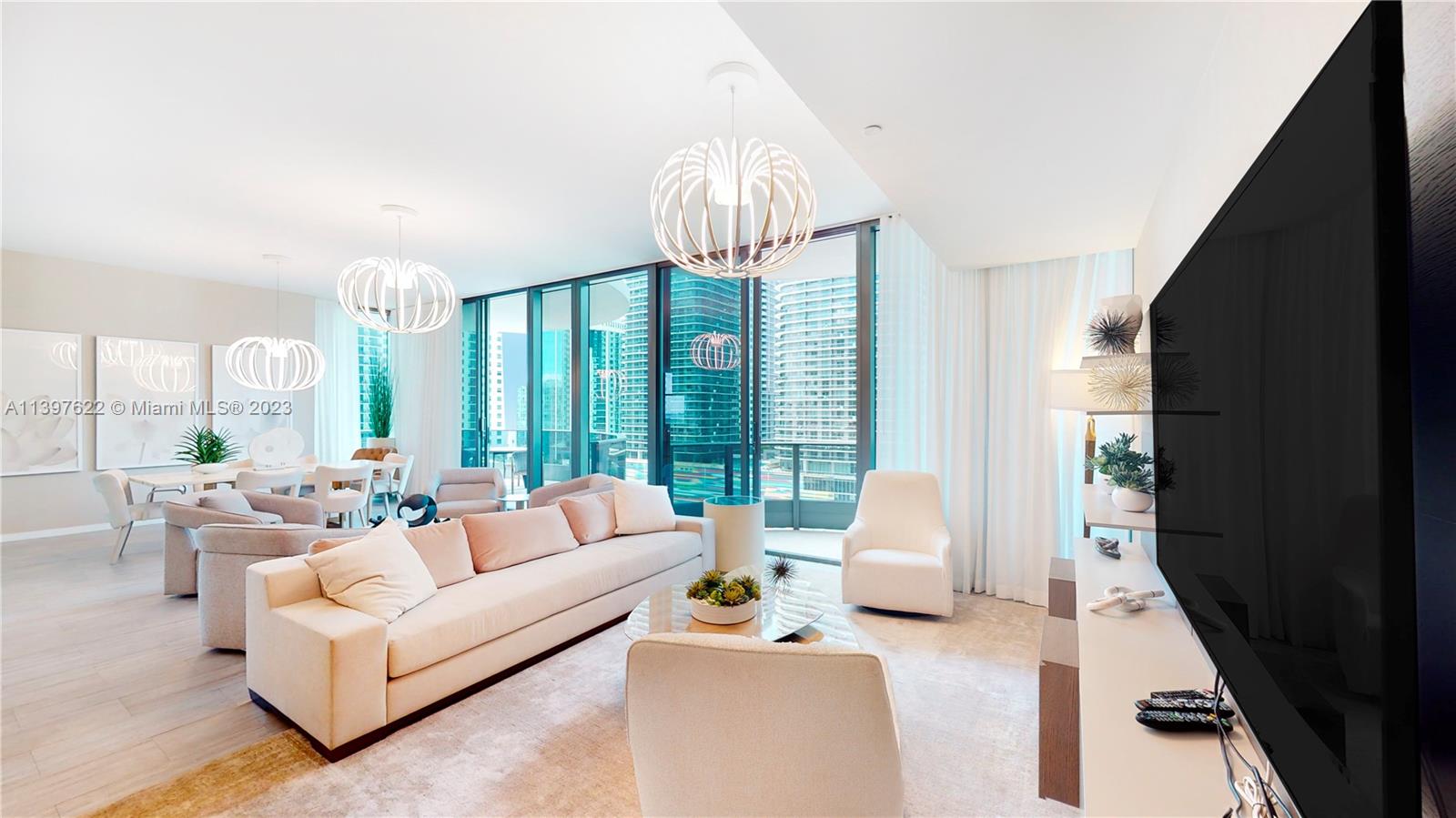 1000 Brickell Plz, Miami, Florida 33131, 4 Bedrooms Bedrooms, ,4 BathroomsBathrooms,Residential Lease,For Rent,BRICKELL FLATIRON CONDO,Brickell Plz,A11397622