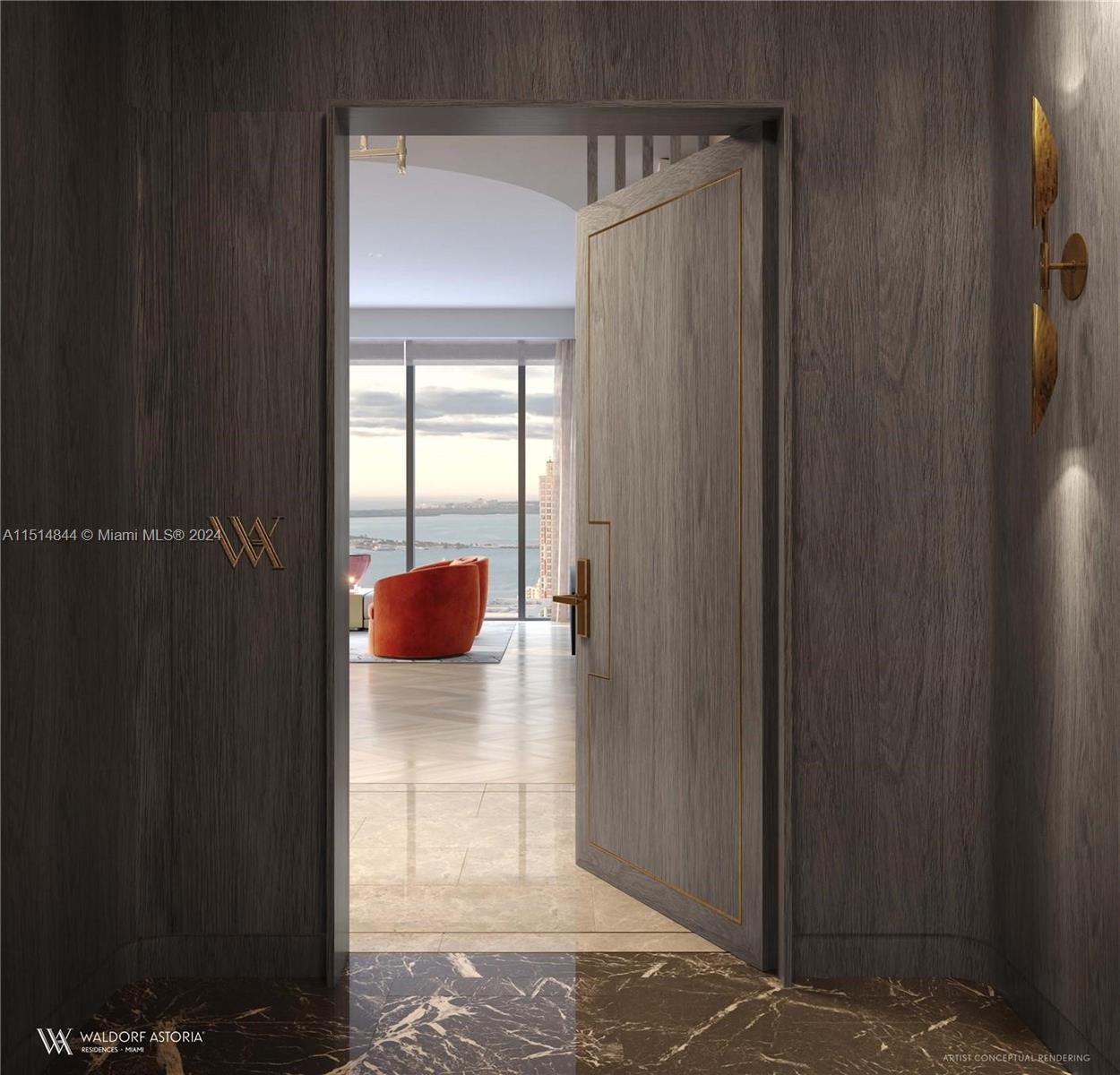 300 Biscayne Blvd, Miami, Florida 33132, 3 Bedrooms Bedrooms, ,3 BathroomsBathrooms,Residential,For Sale,WALDORF ASTORIA RES MIAMI,Biscayne Blvd,A11514844