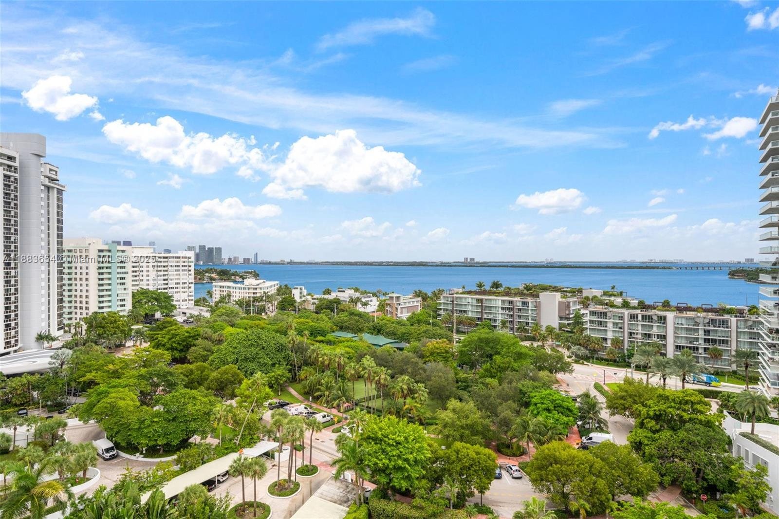 Belle Isle Park and the bay from an upper floor