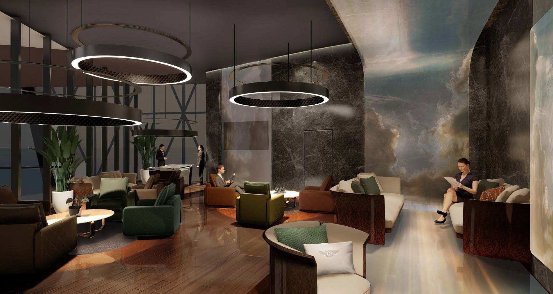 Lounge and Whiskey Bar at the mezzanine