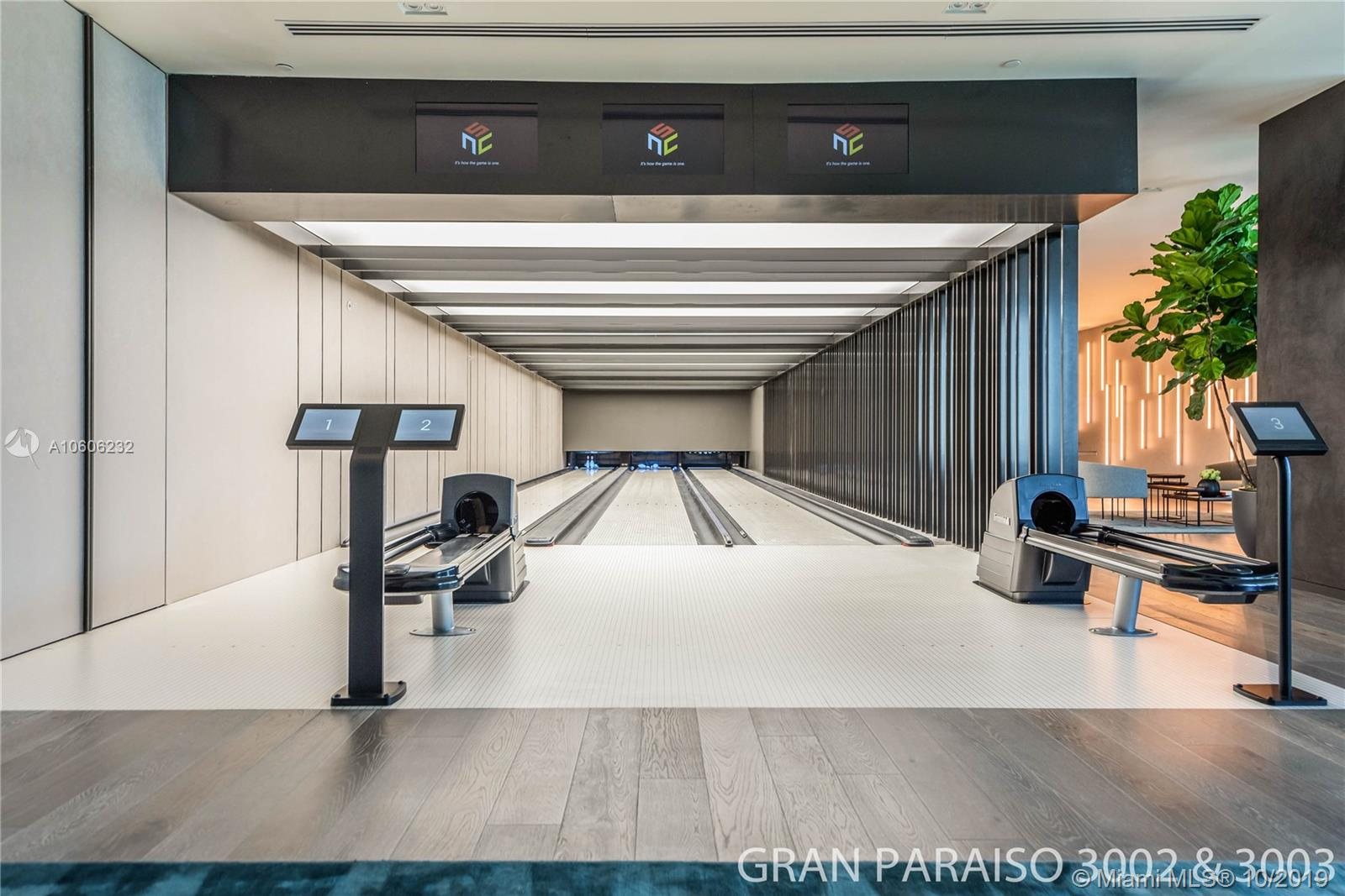 Private bowling alley