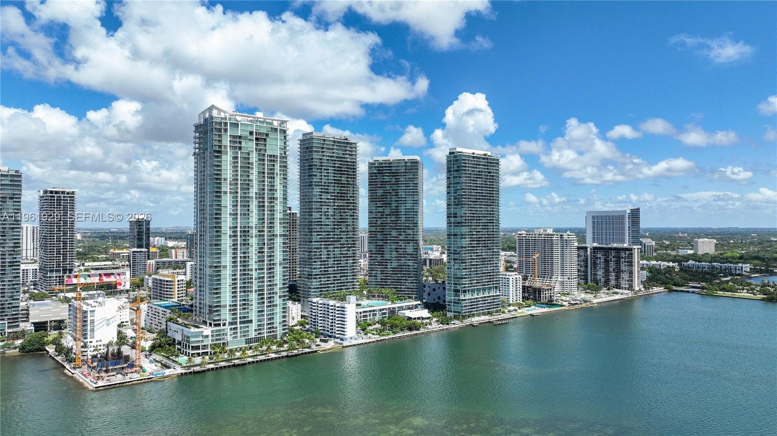 The Paraiso district and Edgewater skyline
