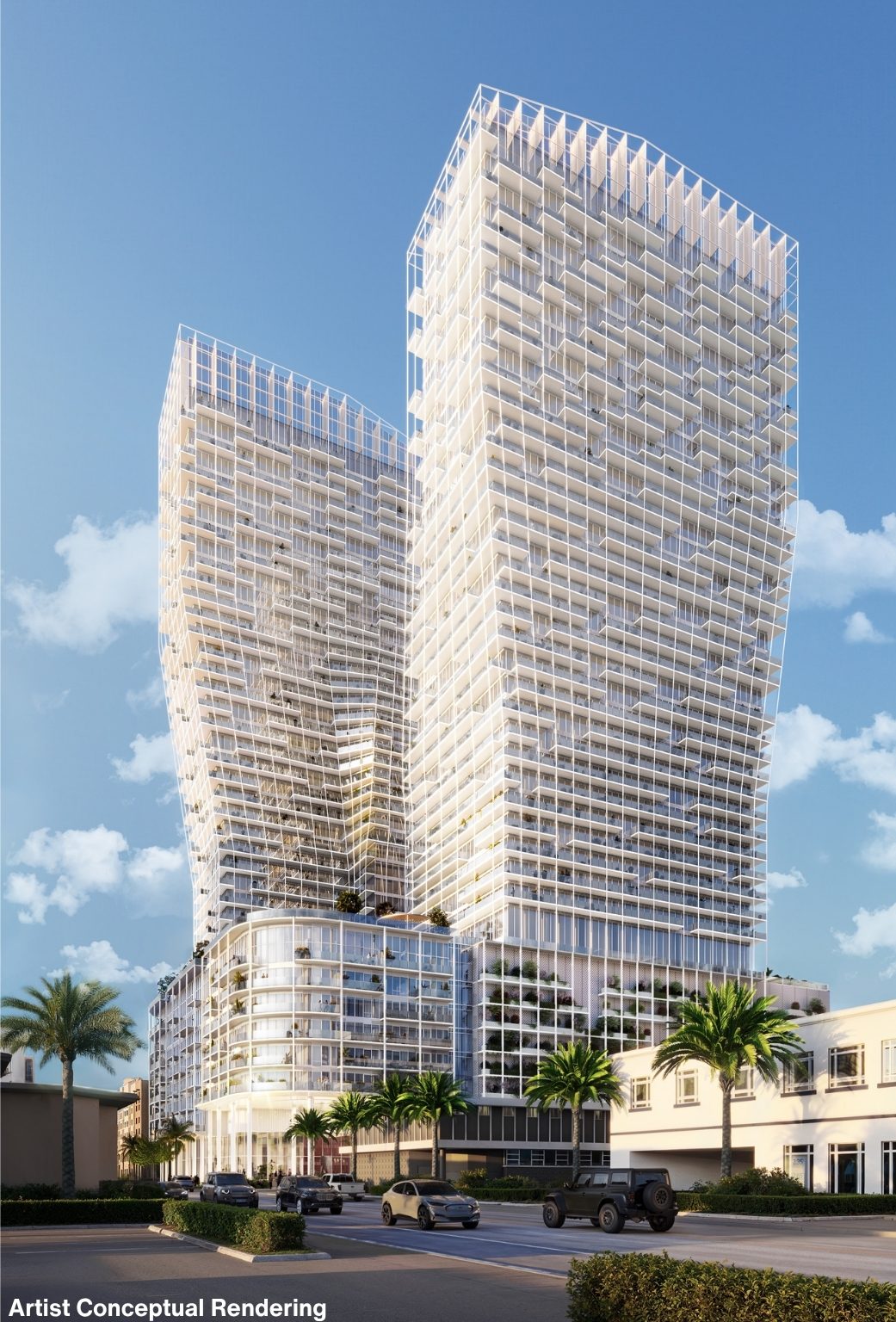 Tower elevation by day
