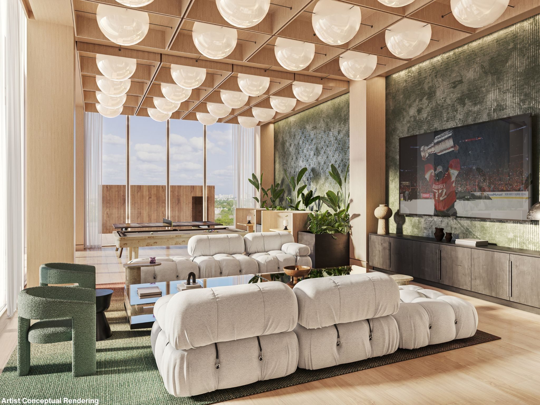 Residents' screening lounge