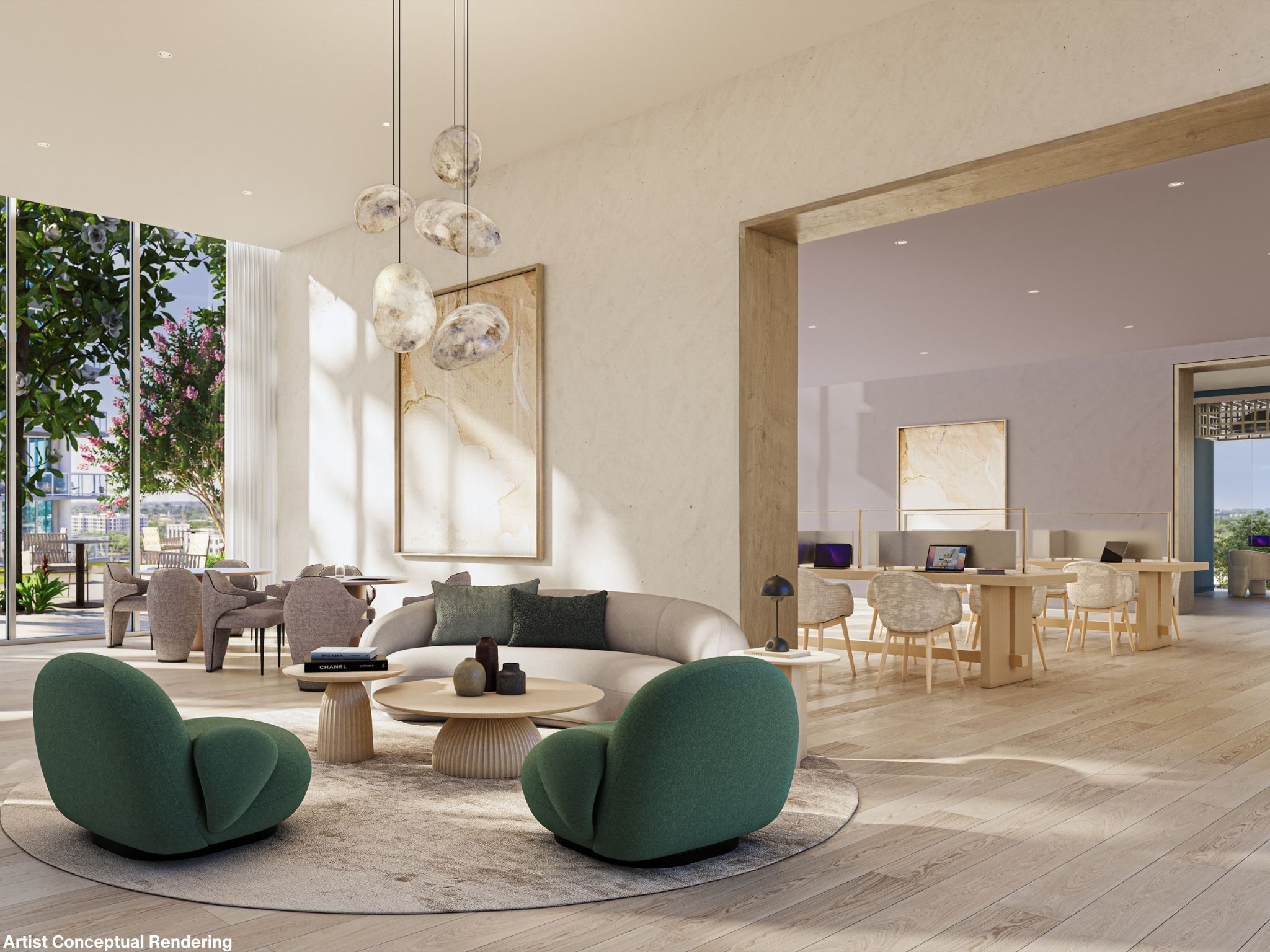 Residents' lounge and dining