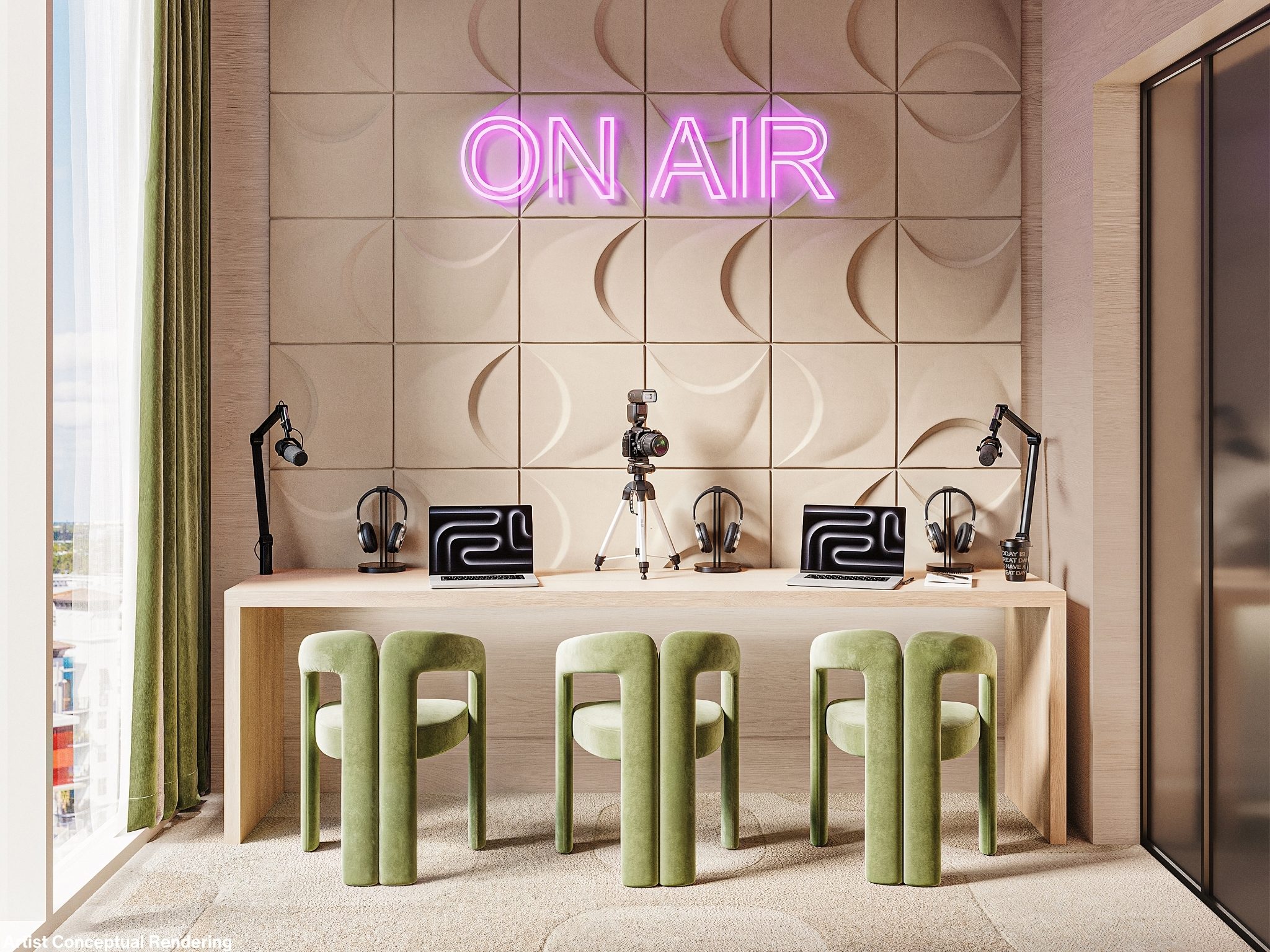 Podcast and content studio