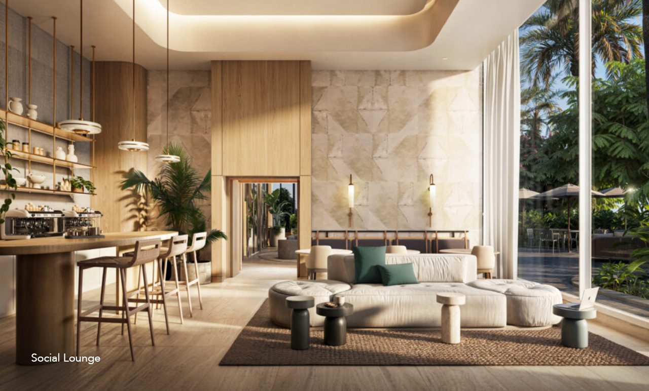 Social lounge and bar