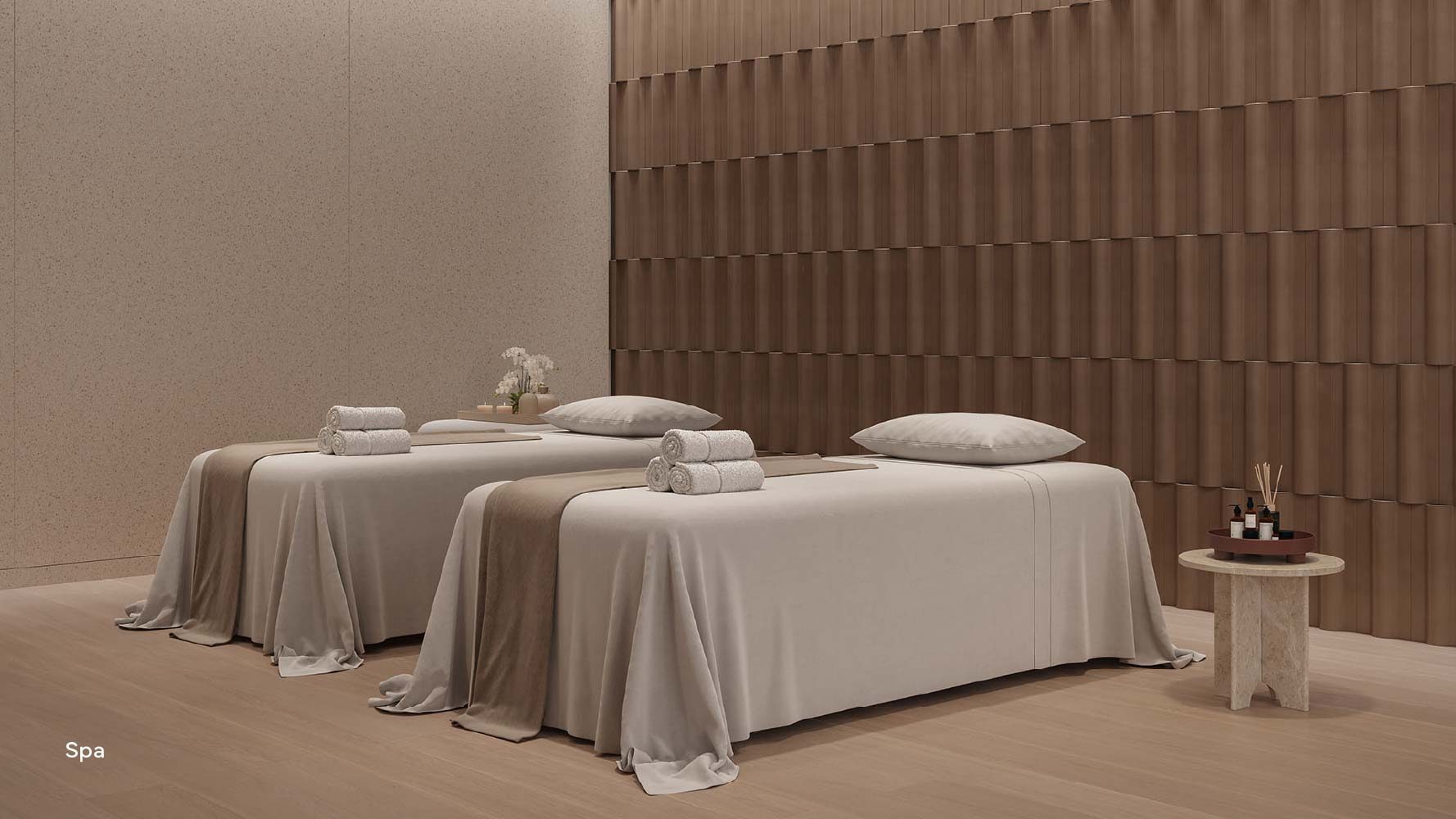Spa treatment room