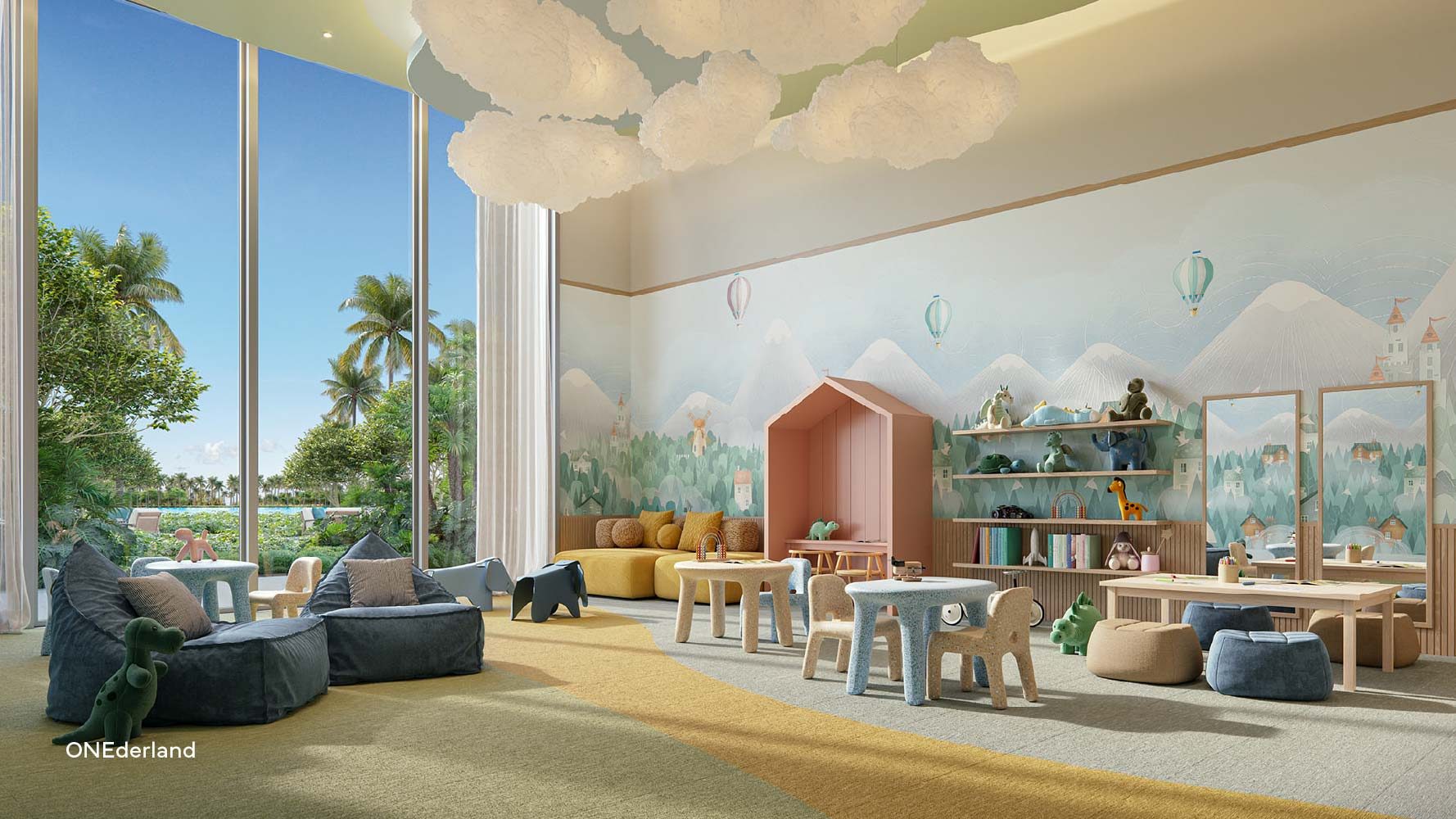 ONEderland children's playroom