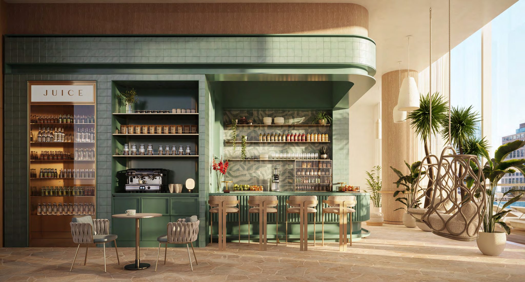 Juice bar with F&B service